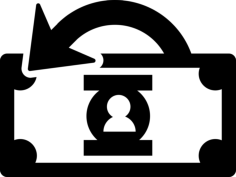 Money Refund Tracing Svg Vector, Free Vectors File
